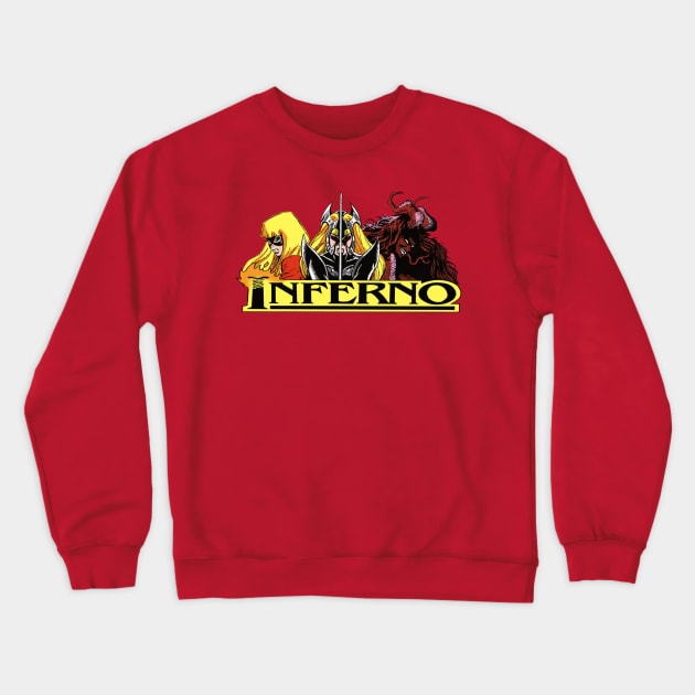 Inferno Crewneck Sweatshirt by Cloudsurfer